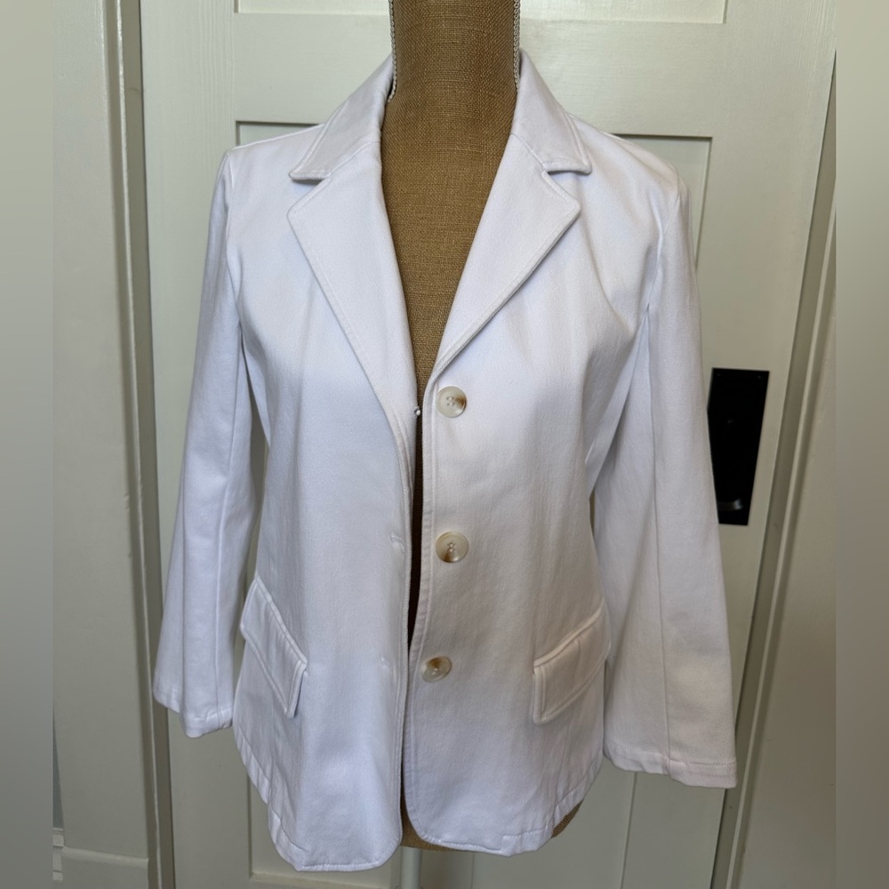 Lysse White Blazer Crisp Professional Style